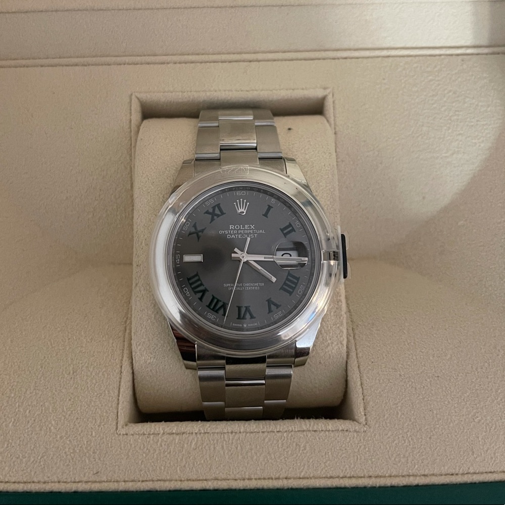 Rolex Datejust 41 Wimbledon dial